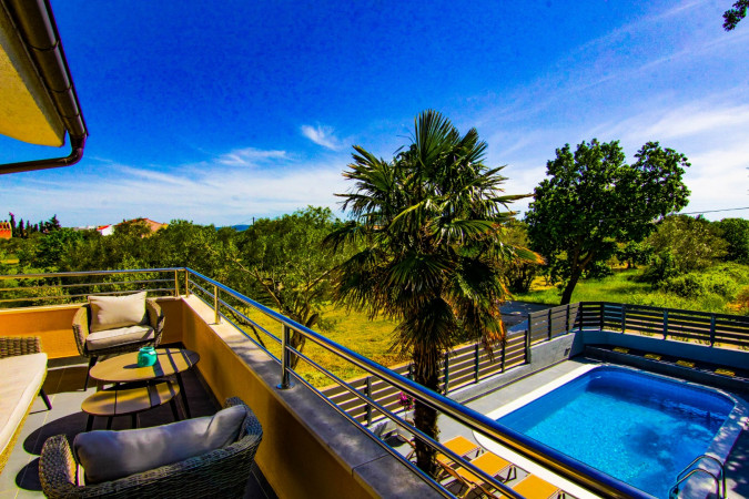 Exterior, Villa Twins Sukosan with heated pool Suko&scaron;an